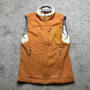 Cloudveil Vest Orange Zip Pockets Fleece Sz XS
